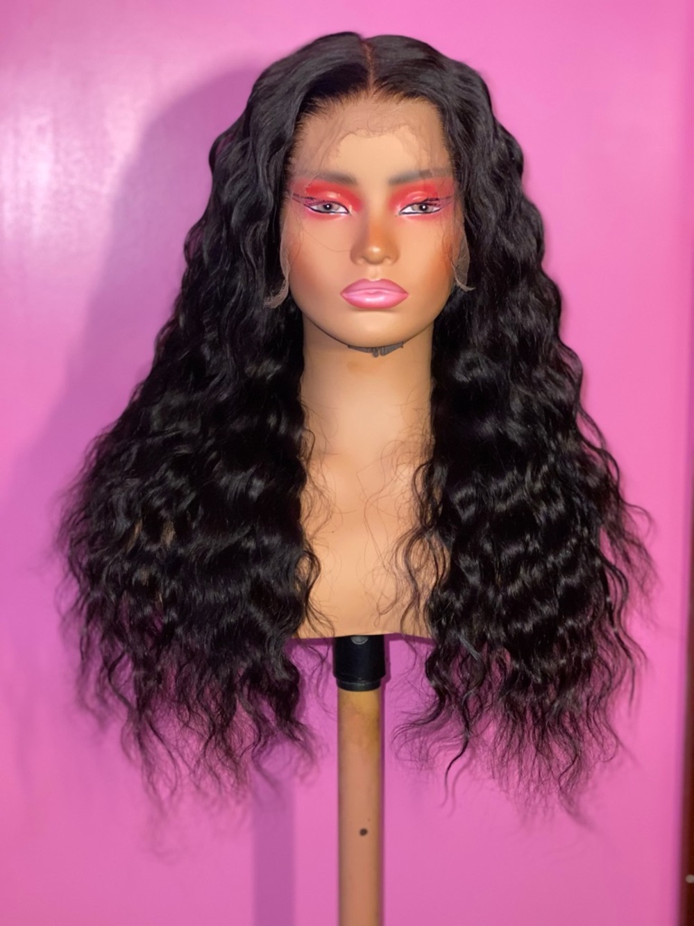 24" Crimped 13x6 Lace Wig - 250% Density | Invisible Lace